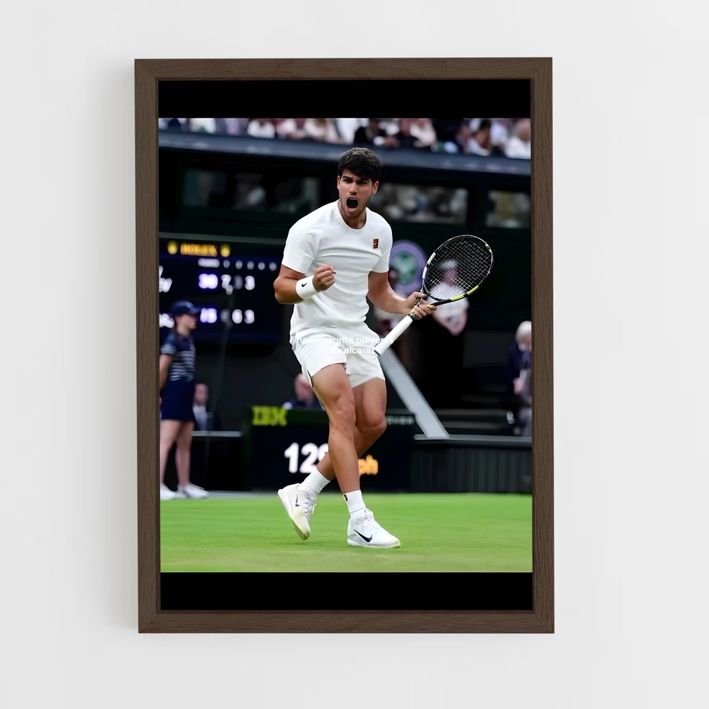 Poster Carlos alcaraz capté – affiche Tennis (vue 5)